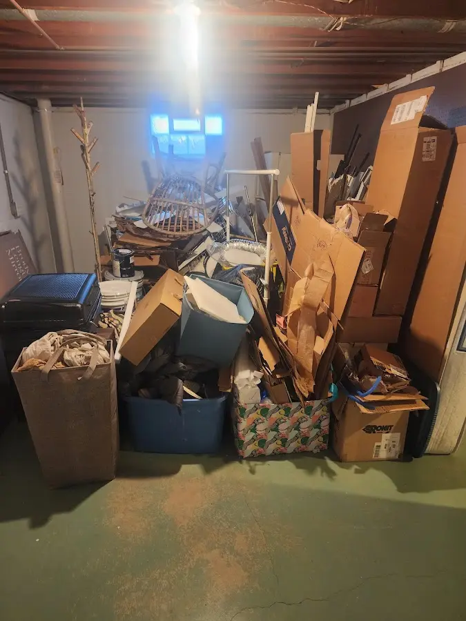 Roll-off dumpster container at job site for Concrete Dumpster Rental in Farmerville